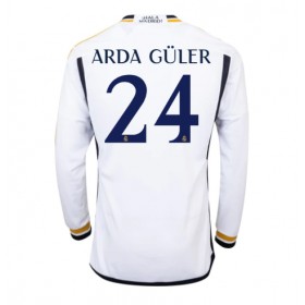 Real Madrid Arda Guler #24 Hemmakläder 2023-24 Långärmad